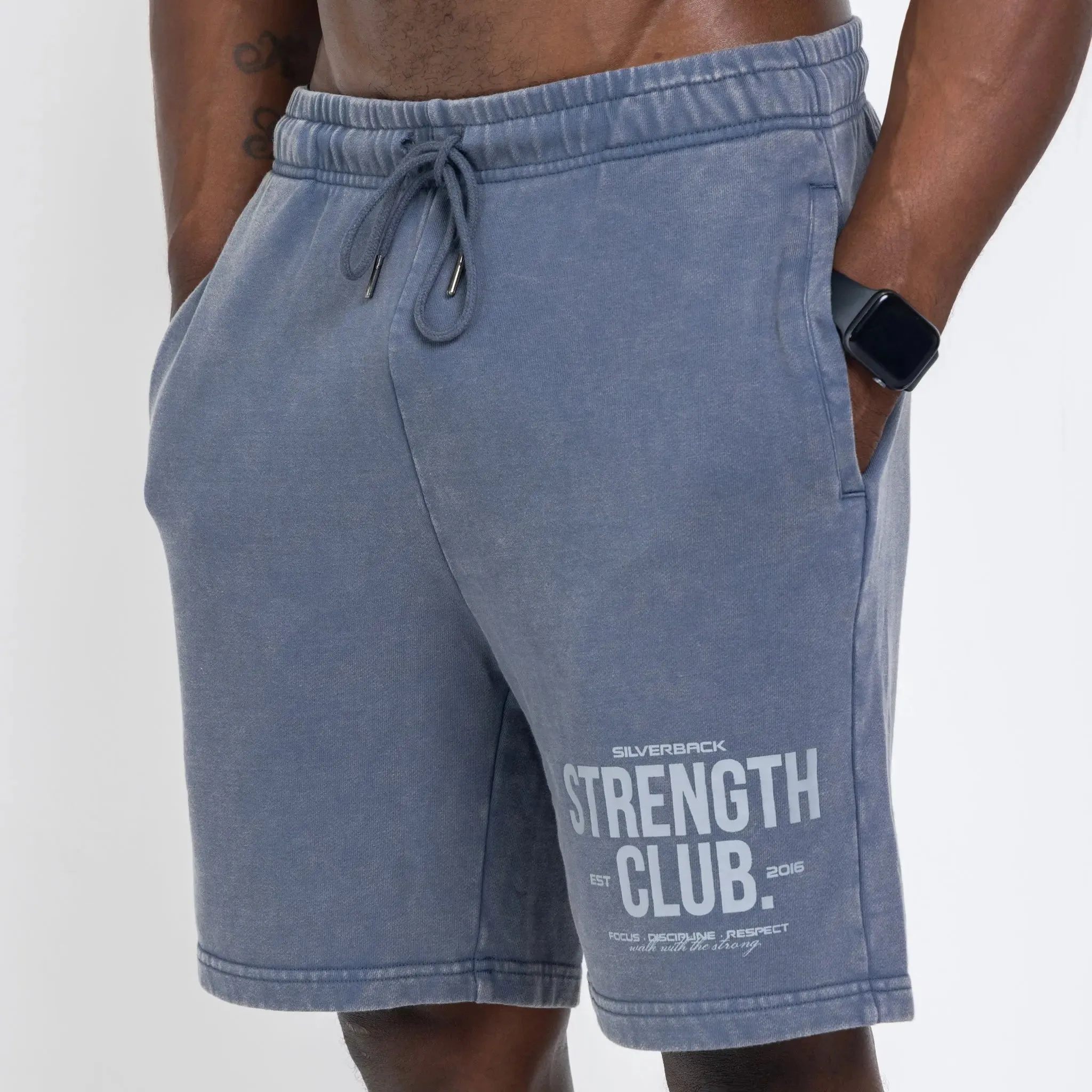 Strength Club - Acid Wash Shorts