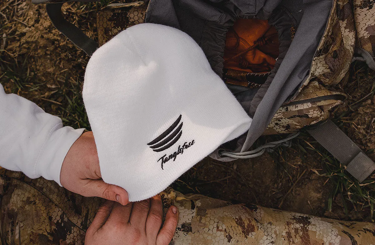 Tanglefree White Beanie