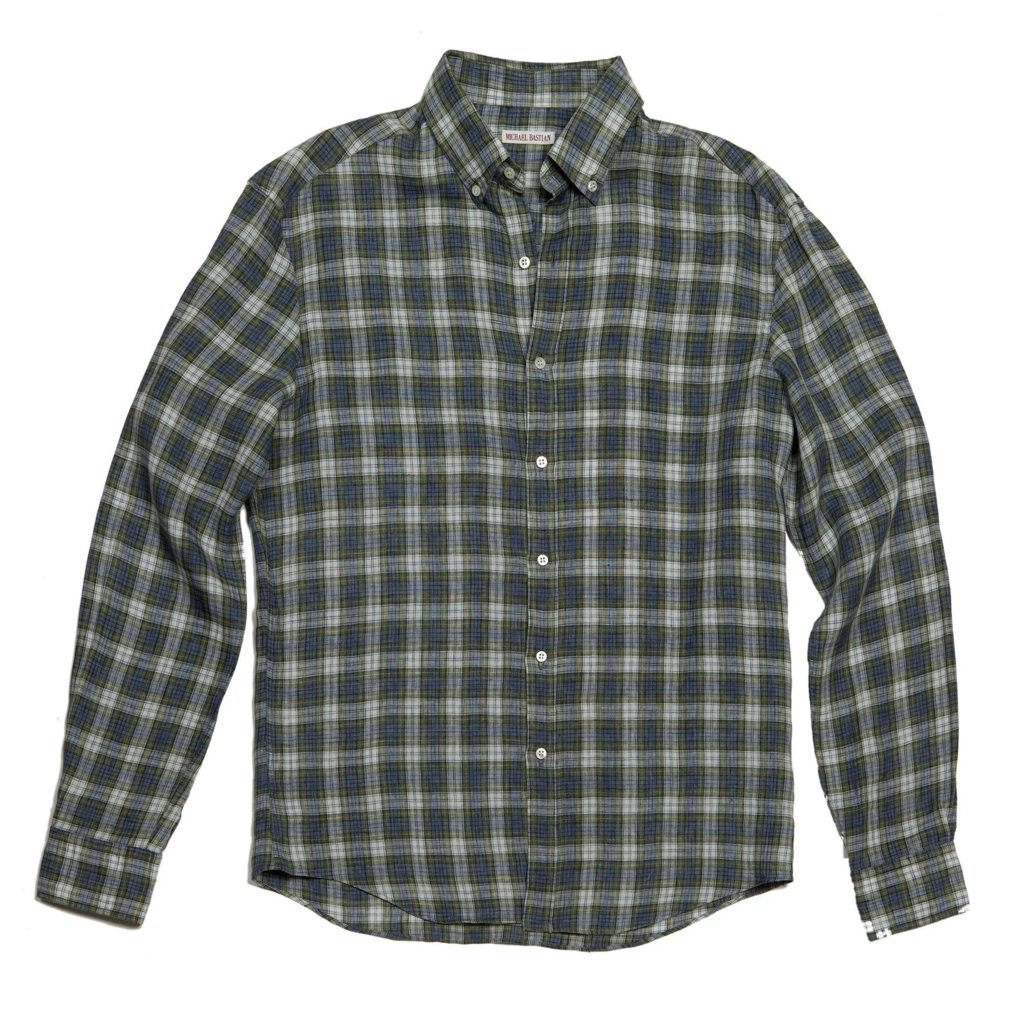 TARTAN LINEN SHIRT