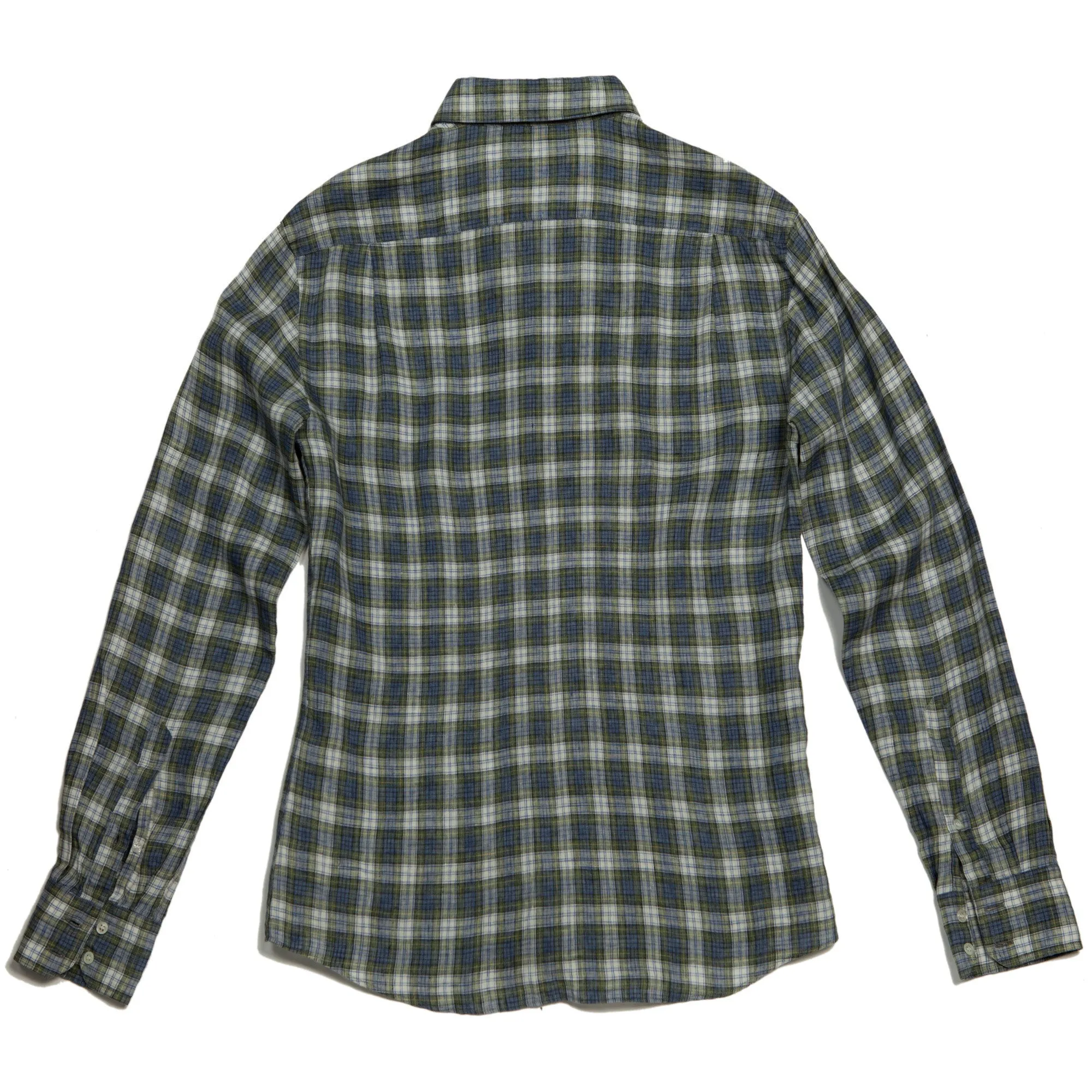 TARTAN LINEN SHIRT