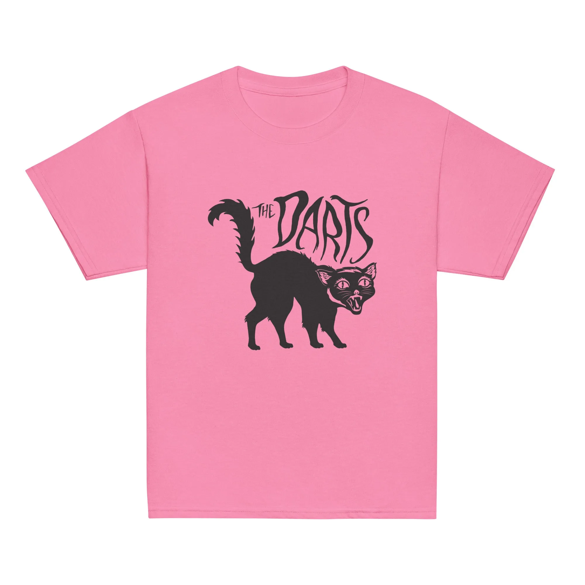 THE DARTS PINK "SPOOKY CAT" YOUTH CLASSIC T-SHIRT