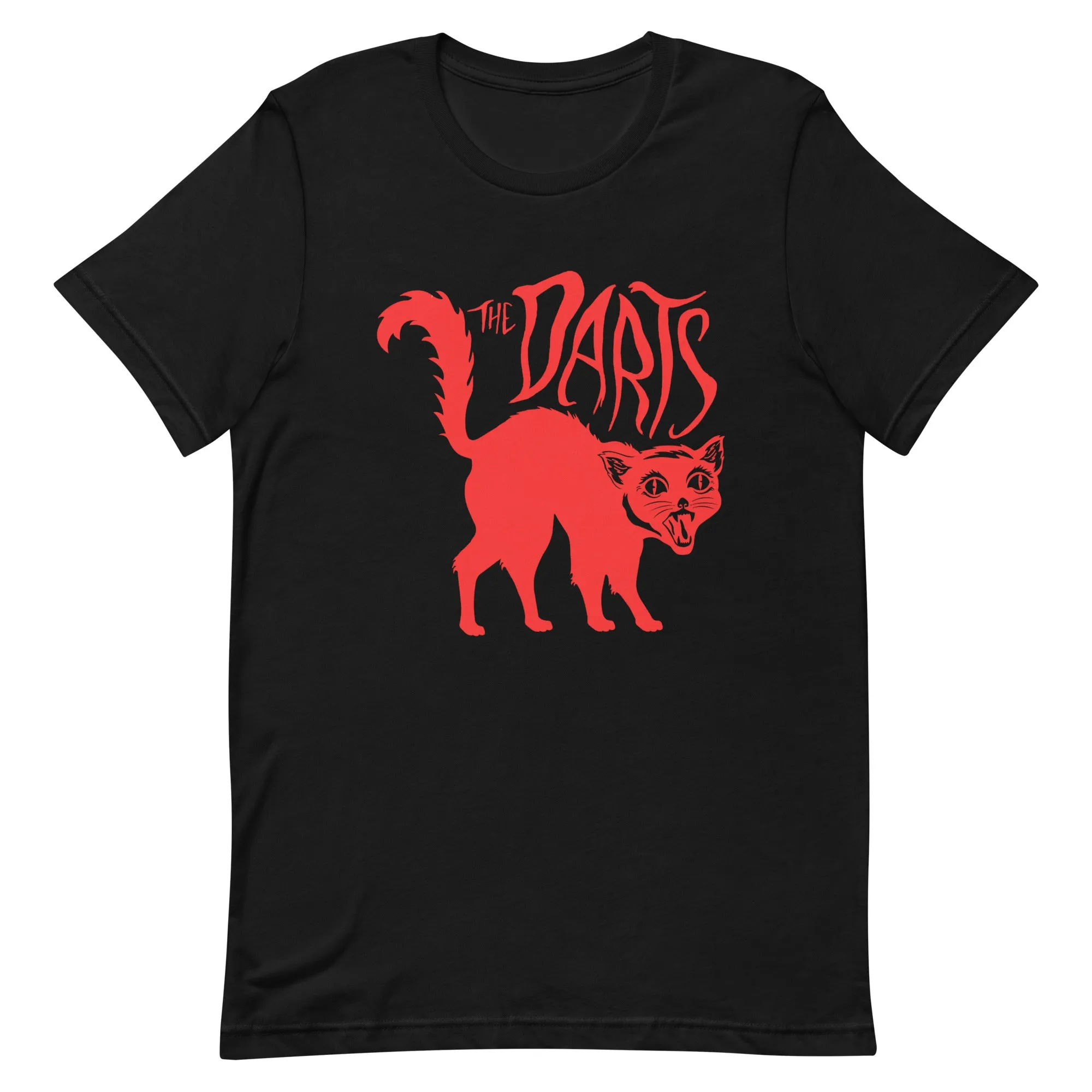 THE DARTS RED "GET SPOOKY" UNISEX BLACK TEE