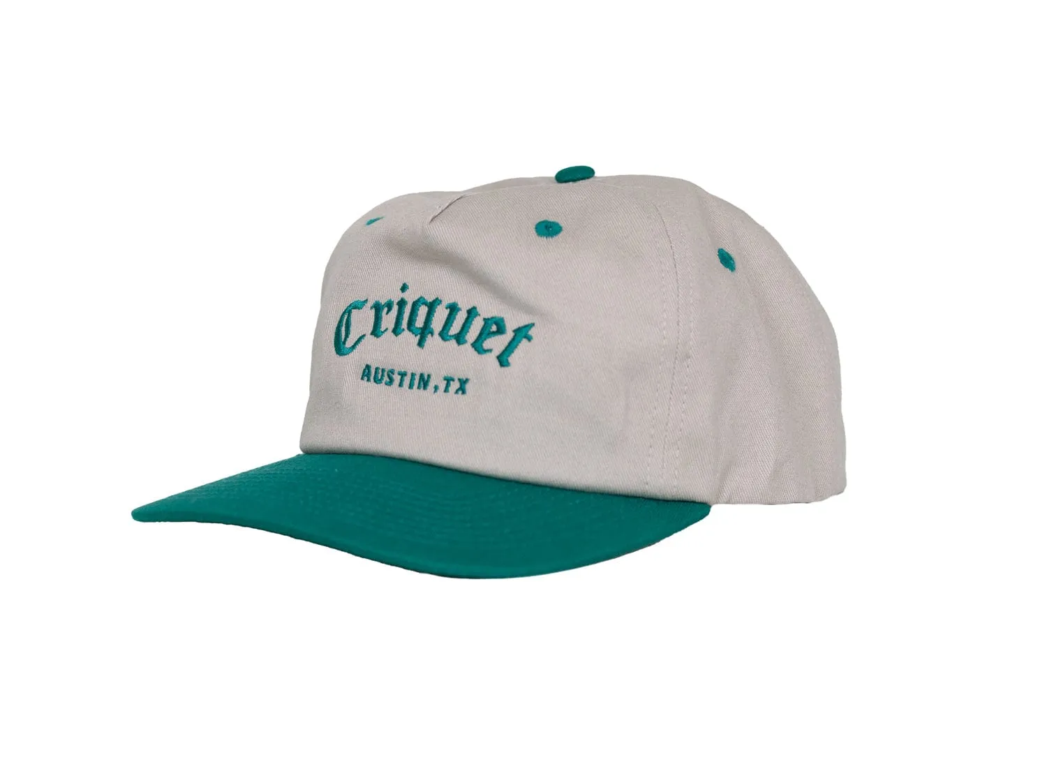 Throwback Hat - Criquet Golf - Khaki/Green