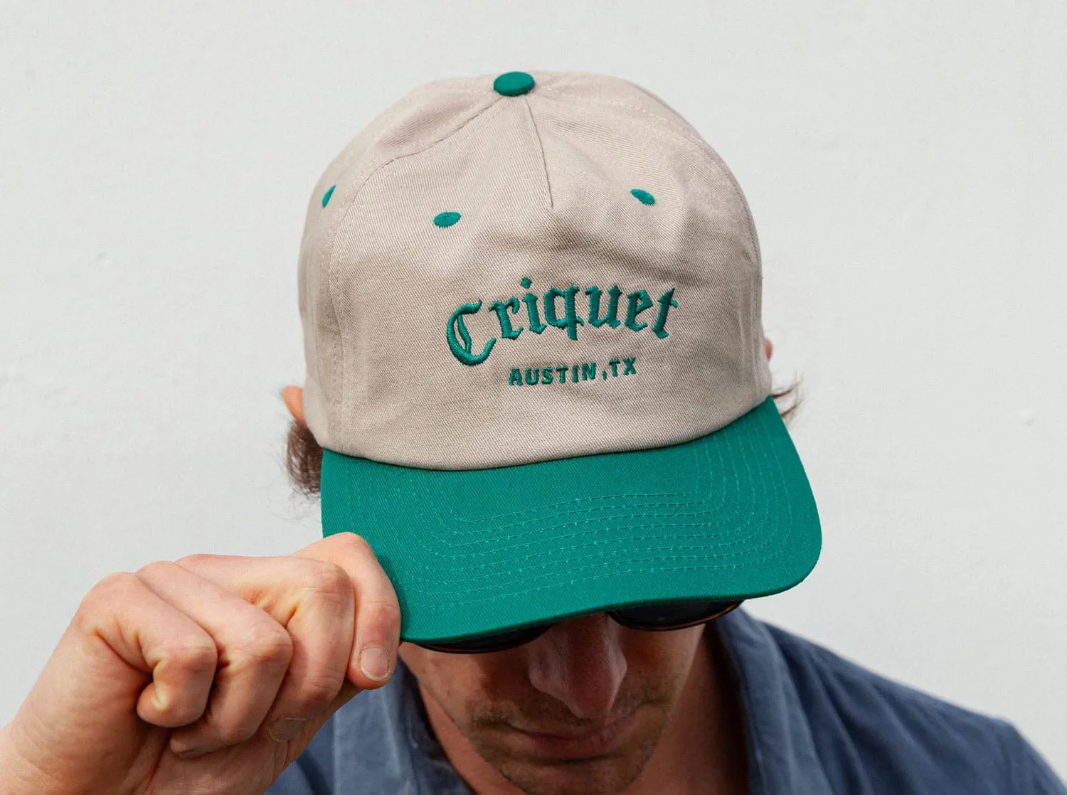 Throwback Hat - Criquet Golf - Khaki/Green