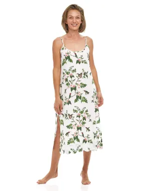 White Hummingbird Slip Nightgown