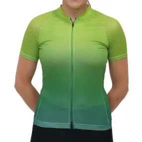 Women's Pro Summer Jersey Green Fade