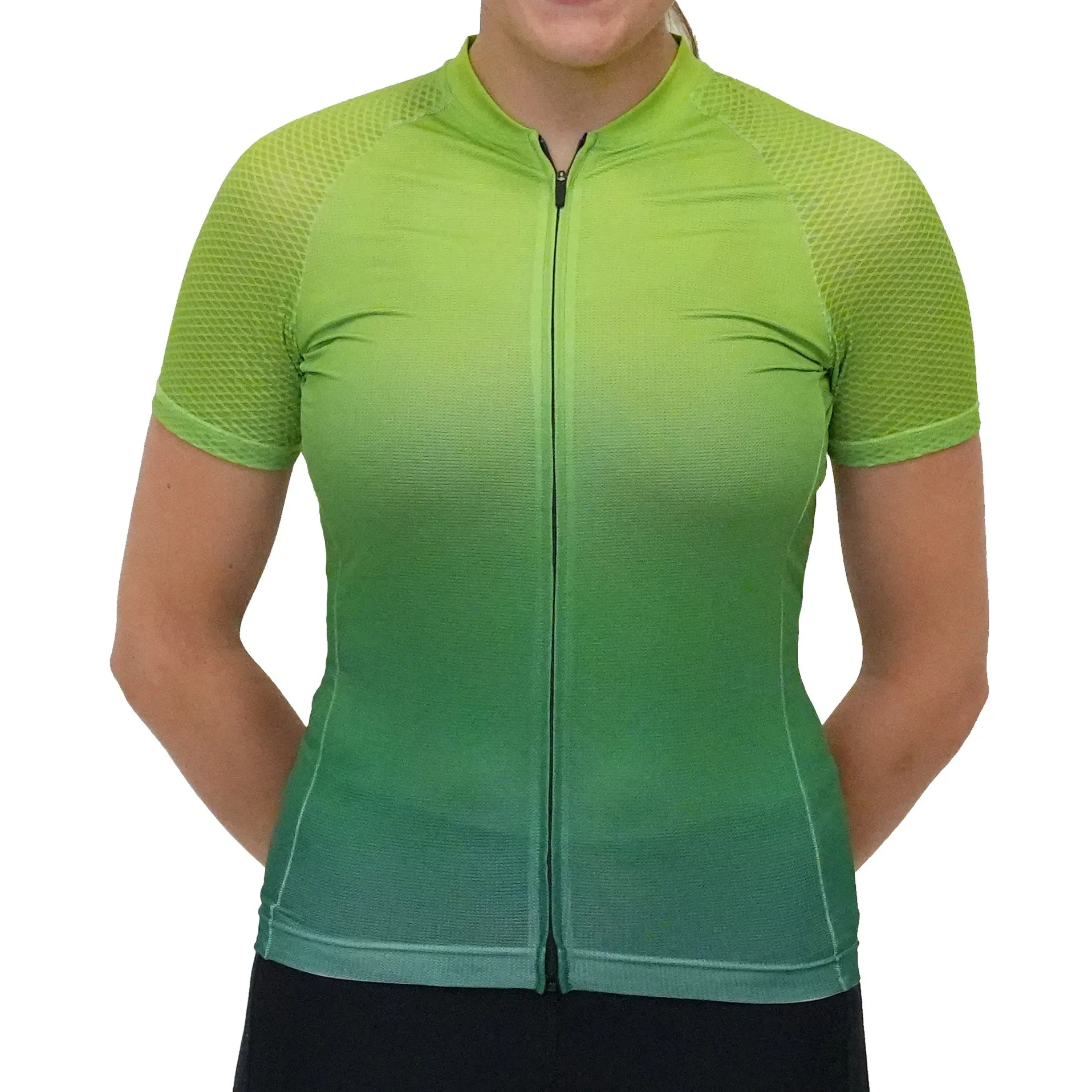 Women's Pro Summer Jersey Green Fade