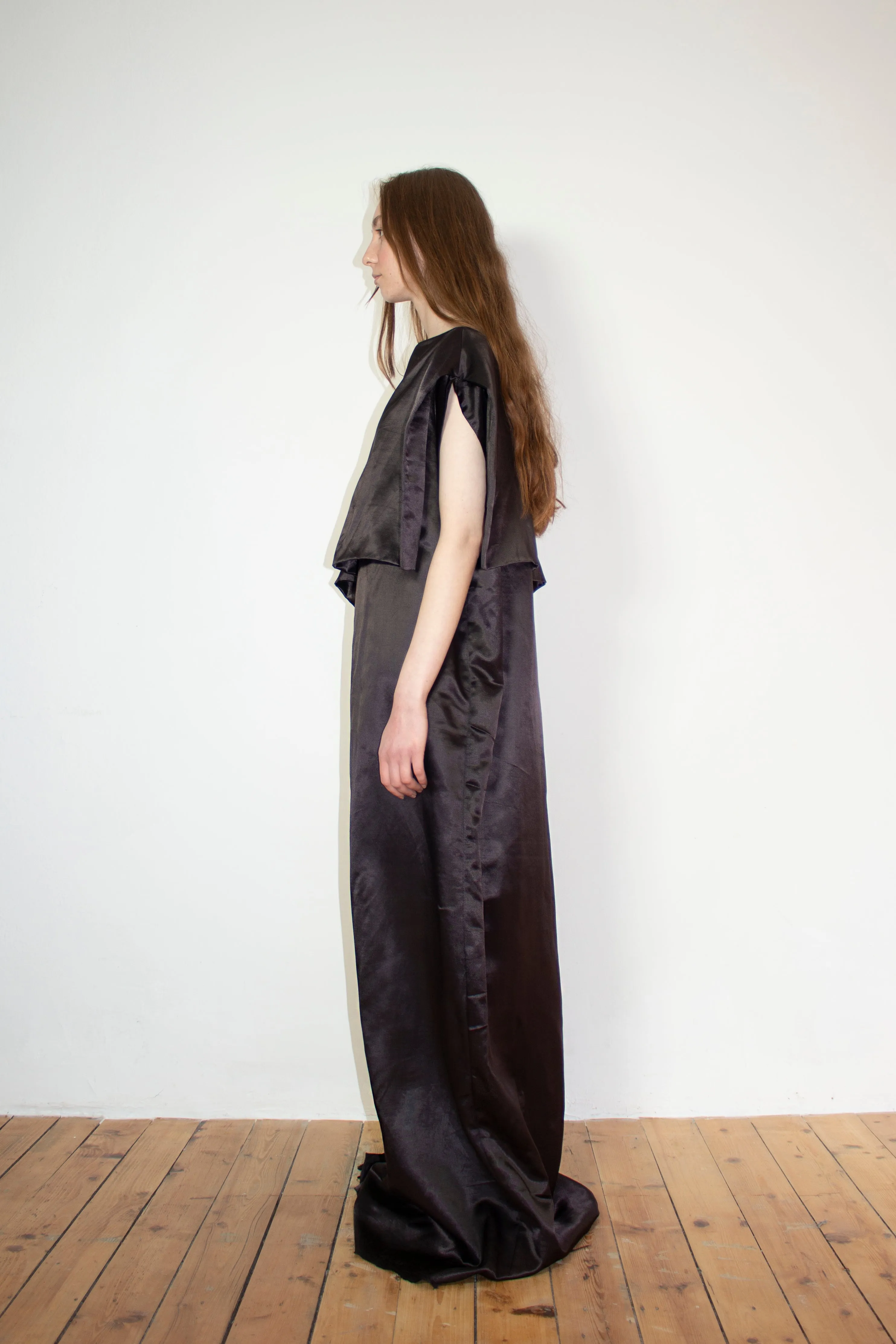 Zero waste sateen dress