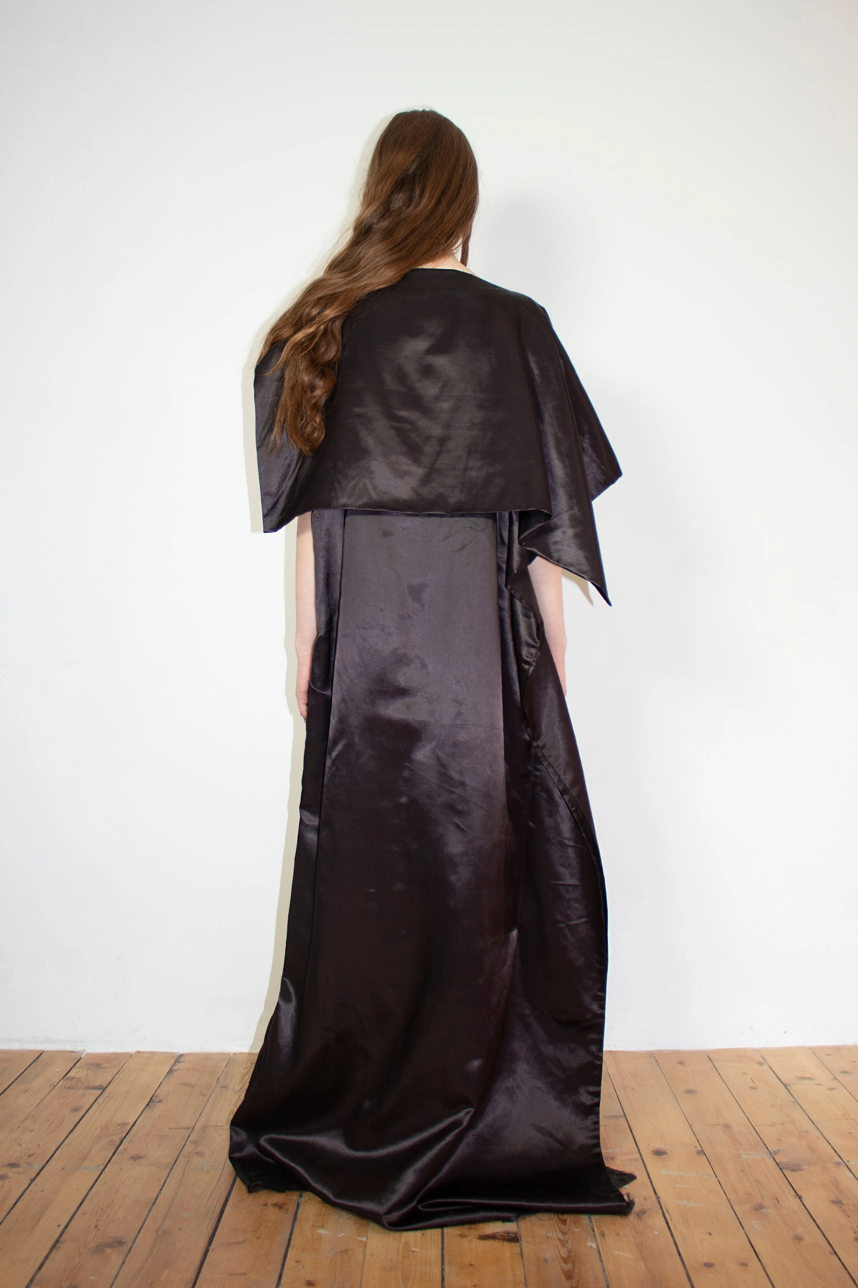 Zero waste sateen dress